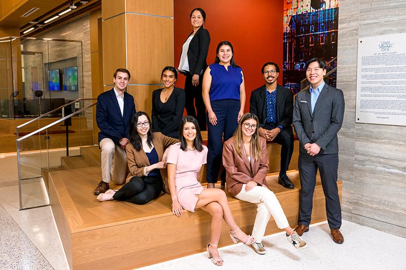 Nine SMU students are working with corporate mentors as AT&T Data Science Scholars